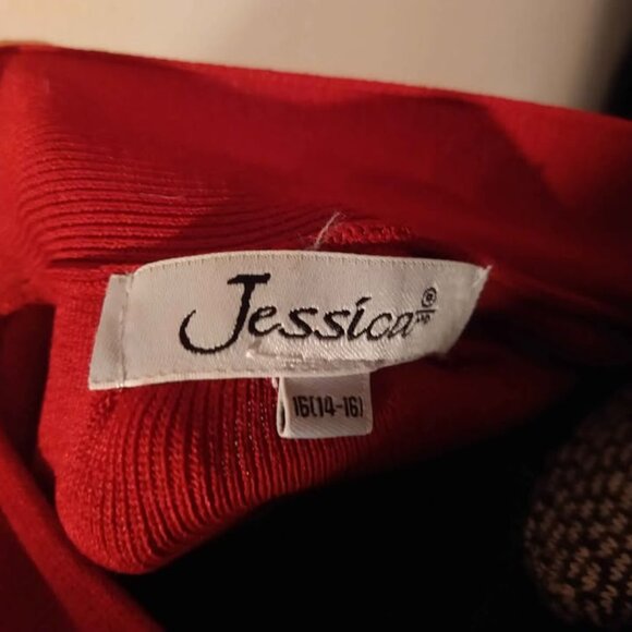 Vintage 70s stretchy burgundy blouse, Medium Size - Picture 3 of 3